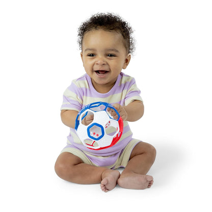 Bright Starts Oball Musical Toy, Jingle & Shake Pal, BPA-Free Easy-Grasp Baby Rattle Toy, Ages Newborn+