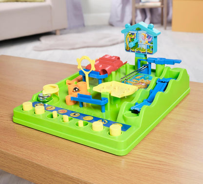 TOMY Screwball Scramble Level Up Marble Maze - Vertical Beat-The-Clock Marble Run Game - Skill & Dexterity Challenge - 1–4 Players - Ages 5+