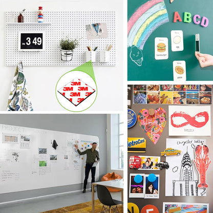 Magnetic Squares with Adhesive Backing(36PCS Each 1.5" x1.5"),Pre-Cut Self Sticky Magnets as Back to School Supplies,Peel and Stick for Cards/Picture/Poster (80mil Magnet)
