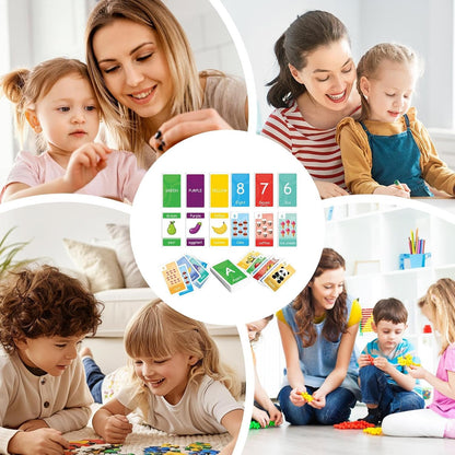 Phonics Word Cards 117 Sound Groups 900+ Rhyming Words, Preschool English Discovery Joy, Rhyming Games Phonics Games Flash Cards for Preschool Kindergarten Homeschool