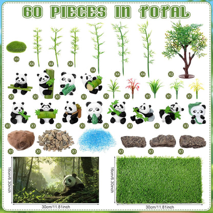 Teyva Daily 48 Pcs Dinosaur Diorama Kit Habitat Project Box Set 3D Dinosaurs Diorama Supplies Include Dinosaurs Model Figures & Eggs Volcano Artificial Trees with Cardboard for DIY Crafts Gifts