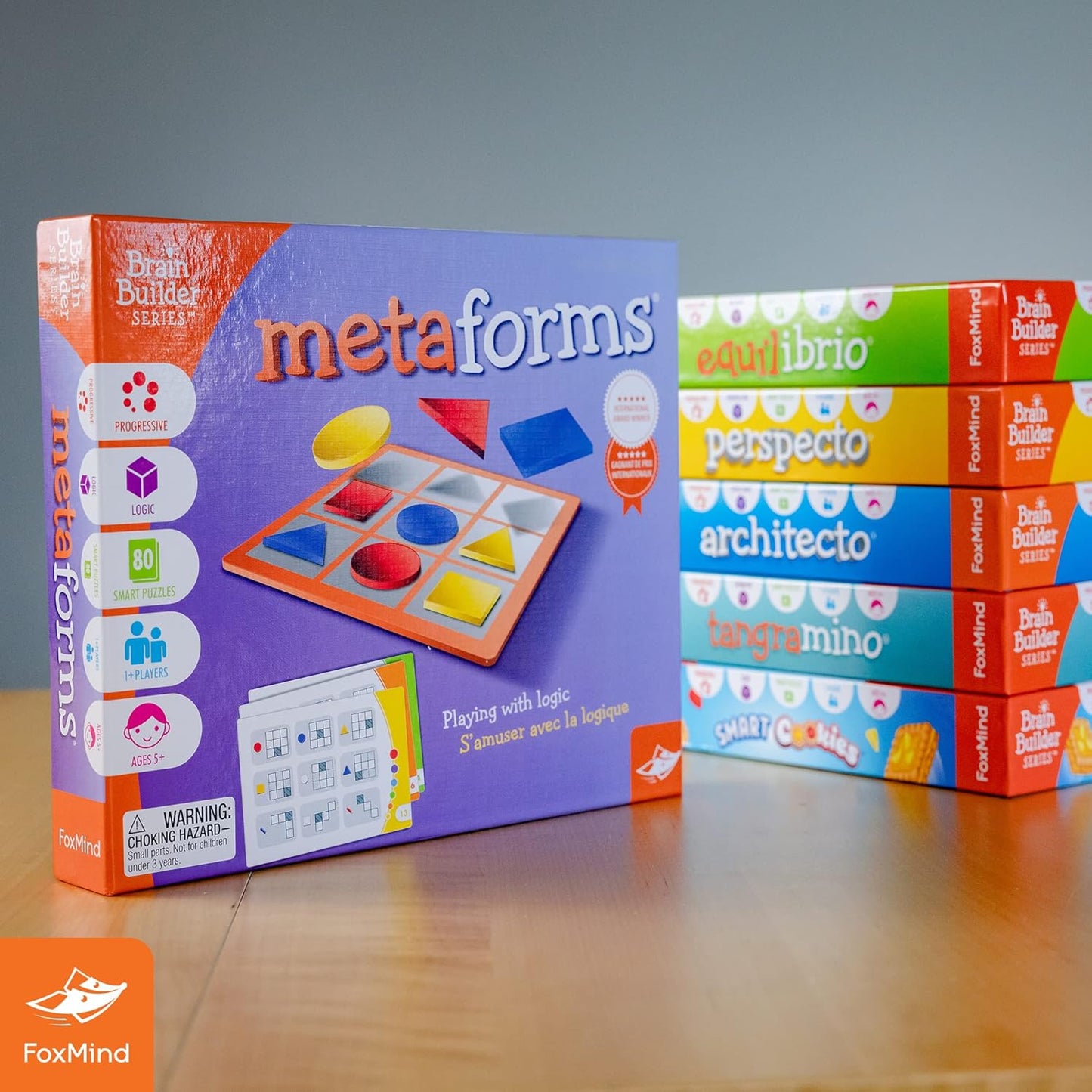 FoxMind Games: Smart Cookies Logic Puzzle Game, Deduction Game for Kids Ages 6+ and Brain Teaser Lovers, STEM Learning Toy from Brain Builder Series, Develops Problem-Solving Skills, 1+ Players