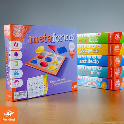 FoxMind Games: Smart Cookies Logic Puzzle Game, Deduction Game for Kids Ages 6+ and Brain Teaser Lovers, STEM Learning Toy from Brain Builder Series, Develops Problem-Solving Skills, 1+ Players