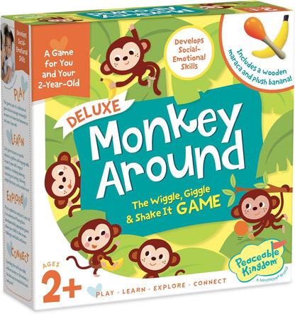 Peaceable Kingdom Monkey Around First Game for Toddlers Interactive play with Parent Ages 2+