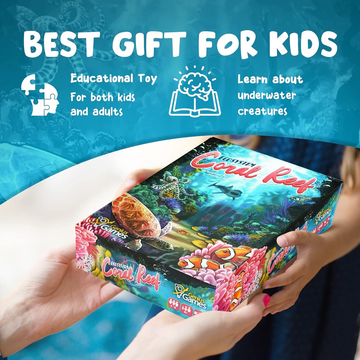 Ecosystem - A Family Card Game about Building Habitats | Learn about Animals, Ecology & Biodiversity for Kids, Adults, Families or the classroom! Fun Board Games for Environmental Science Class