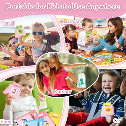 Alotwan Toddler Toys Talking Flash Cards with 510 Sight Words, Montessori Learning Toys for Toddler 1-3 2-4, Autism Sensory Speech Therapy for Boys Girls 2 3 4 5 6 Year Old Kids Gifts
