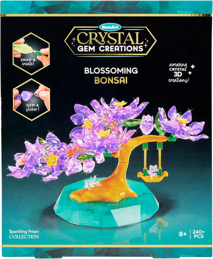 Cra-Z-Art Crystal Gem Creations Jewel Succulents Kit by RoseArt, 175+ Pieces, Great for Adults, Tweens and Children Ages 8+