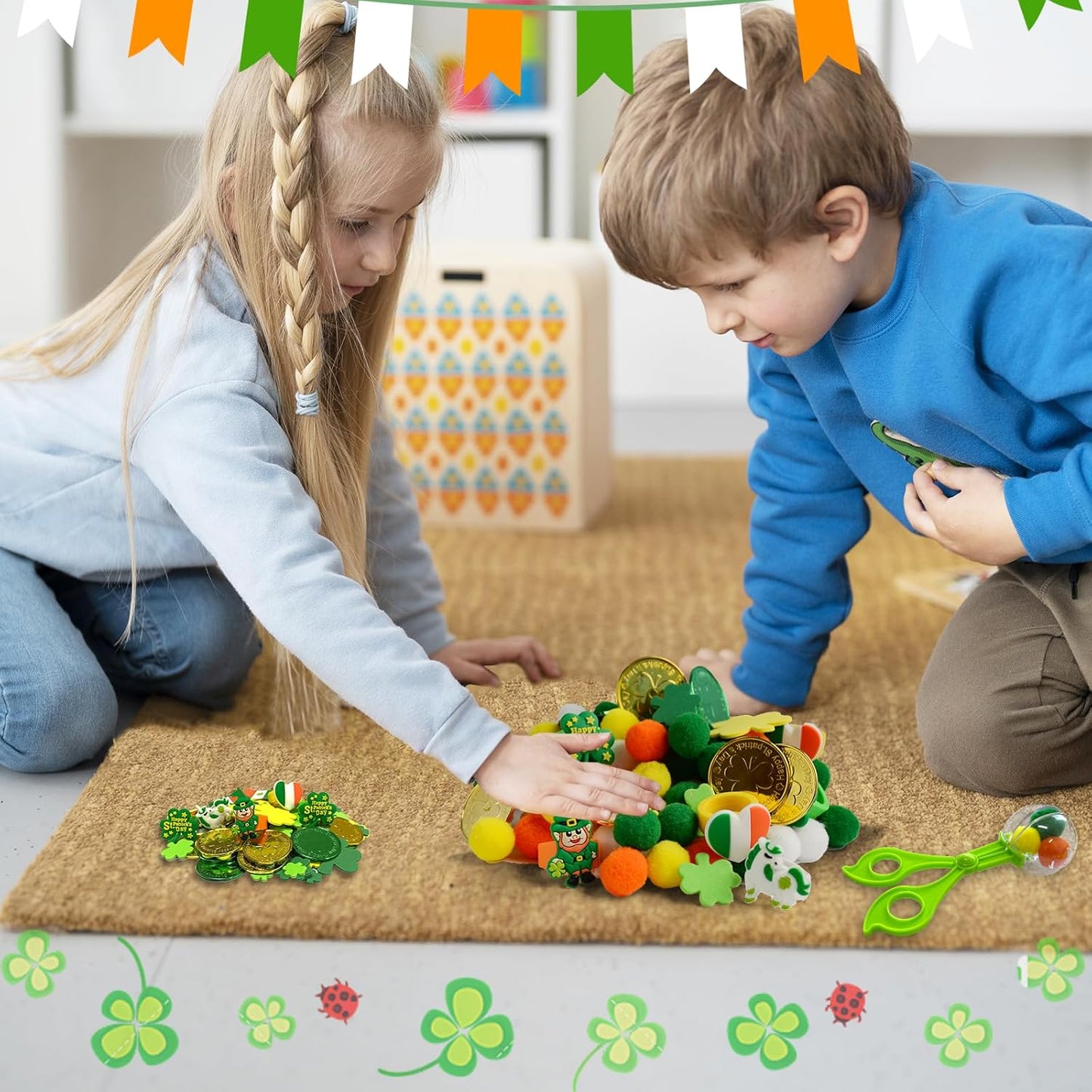 226pcs Easter Sensory Bin Filler Fine Motor Toys Spring Sensory Bin Items 100 Easter Foam Eggs 50 Felt Easter Flowers 50 Felt Bunny 10 Resin Rabbit Figurines for Easter Counting Sorting