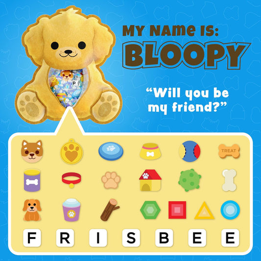 Vango BIZYBOO - The Original Seek & Find Plush - Hidden Object Search Problem Solving Educational Matching Game for Kids 2 and Up (Spike)