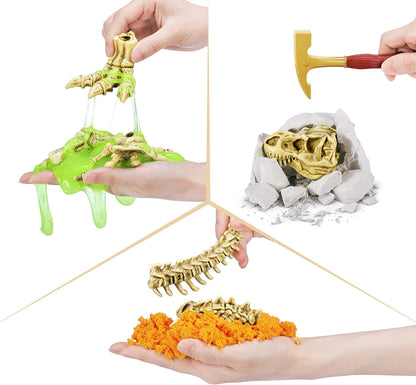 Robo Alive Mega Dino Fossil Find (T-Rex) by ZURU Dig and Discover, STEM, Excavate Prehistoric Fossils, Dinosaur Toys, Educational Toys, Great Science Kit Gift for Girls and Boys