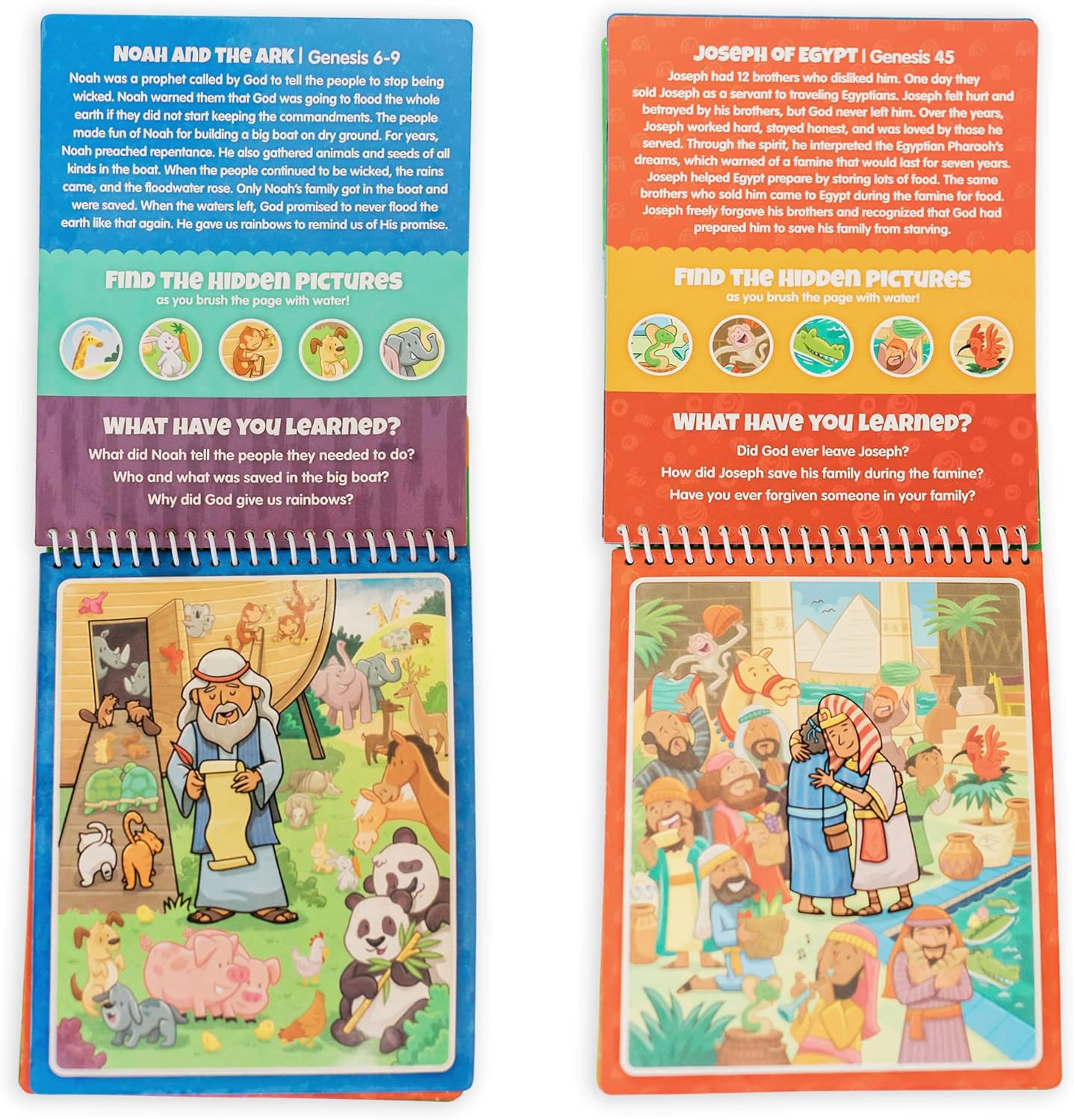 Water Reveal Coloring Scripture Book for Kids Ages 3+. New Testament Bible Stories: Preschool, Elementary, Primary, Christian, Religion
