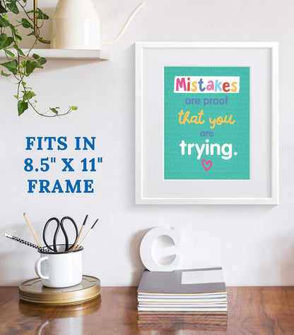 Carson Dellosa 14-Piece Mathematics Strategy Posters, 8.5" x 11" Wall Art Ten Frame, Counting, Number Line, Math Manipulatives, Facts, and More Strategies, Classroom Decor and Teacher Supplies