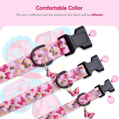 Faygarsle Dog Collar for Small Medium Large Dogs Colorful Puppy Collars for Female Dogs Toy Building Blocks Patterned Pet Collars for Summer Spring Wedding Puppy Girl Dog Collar M
