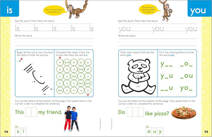 My Sight Words Workbook: 101 High-Frequency Words Plus Games & Activities!