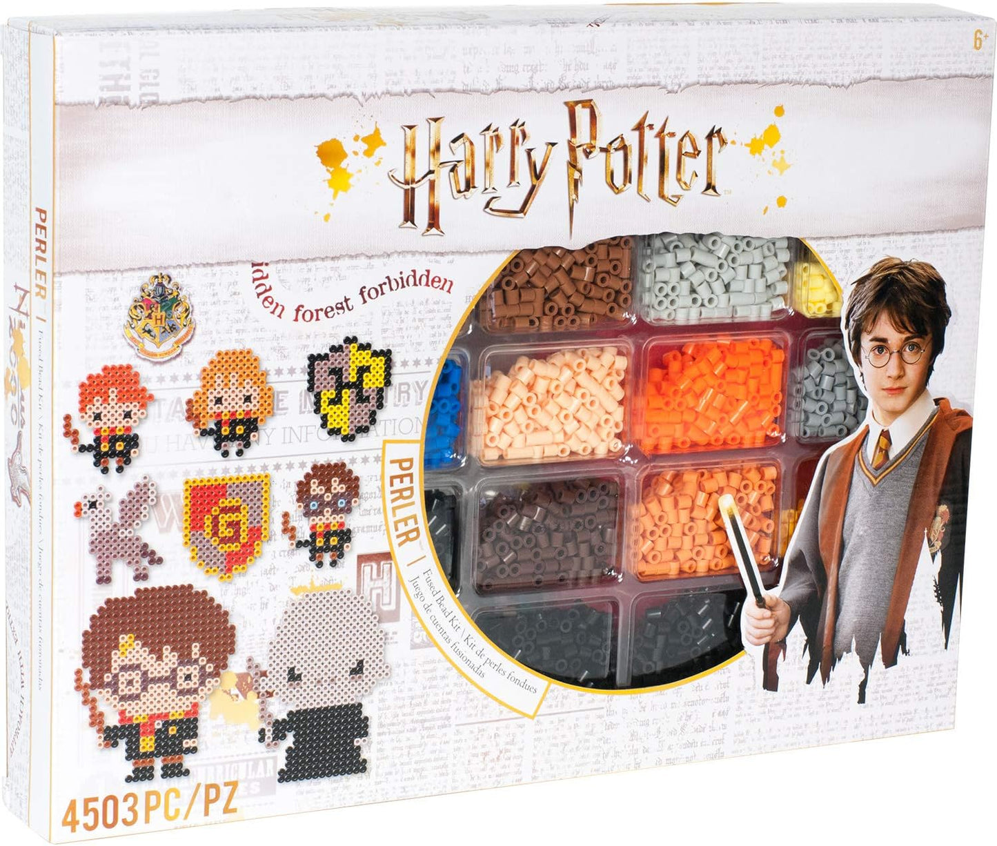 Perler 80-53517 The Wizarding World Chibi-Style Harry Potter Fused Bead Activity Kit, Multicolor, 227 Pieces