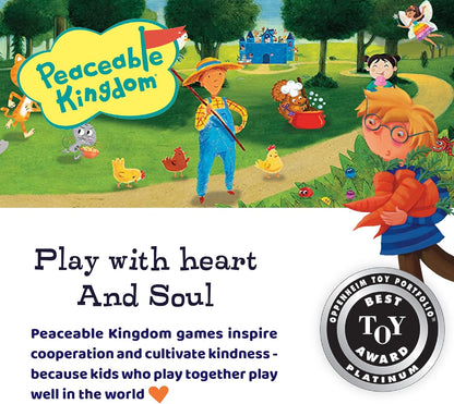 Peaceable Kingdom Stone Soup Cooperative Memory Board Game for Kids