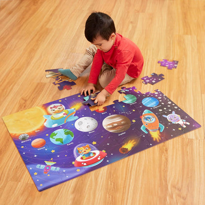 B. toys – Under The Sea Floor Puzzle – Kids Puzzles Jigsaw Puzzles – 48 Pieces Kids Puzzle with Ocean Animals – Educational 24 x 36-Inch Learning Toy for 3+ Years – Colorful Marine Life Adventure-Inch