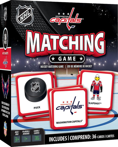 MasterPieces NHL Chicago Blackhawks Matching Game, For Ages 3+ - Fun Family Entertainment for Kids and Adults - Educational, Engaging, and Perfect for Game Night, Interactive Classroom Activities