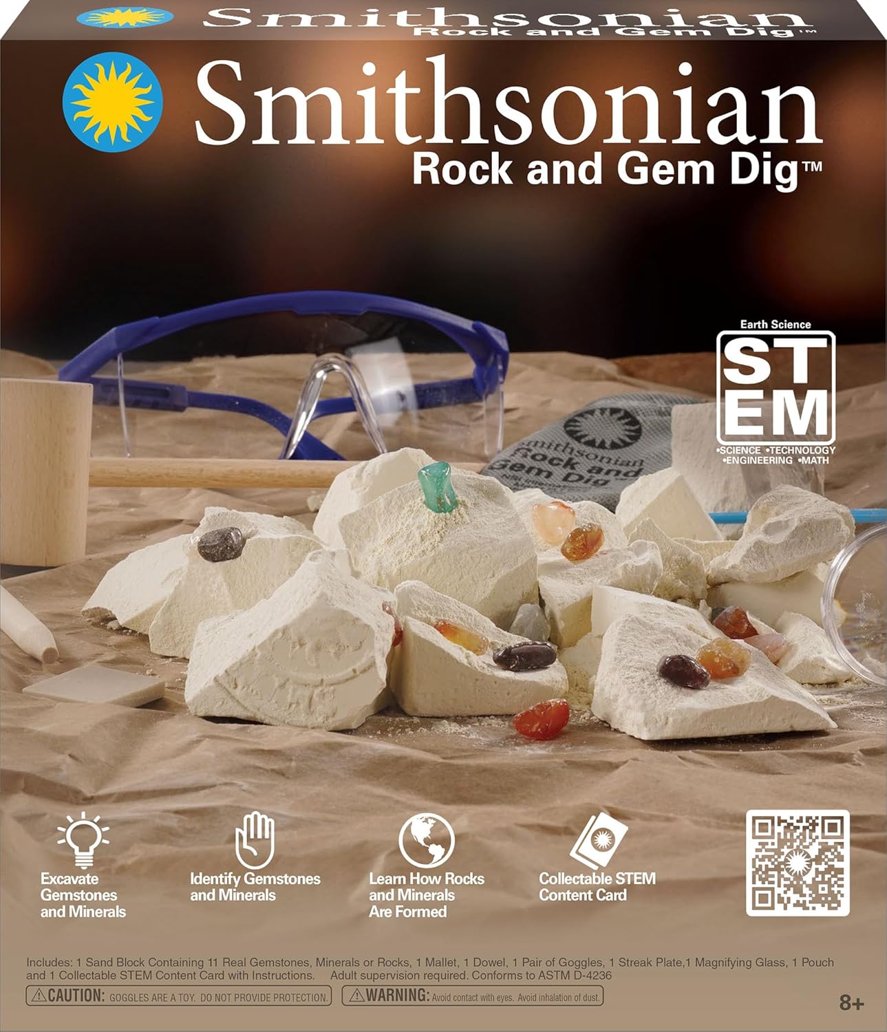 Smithsonian Rock and Gem Dig, Brown