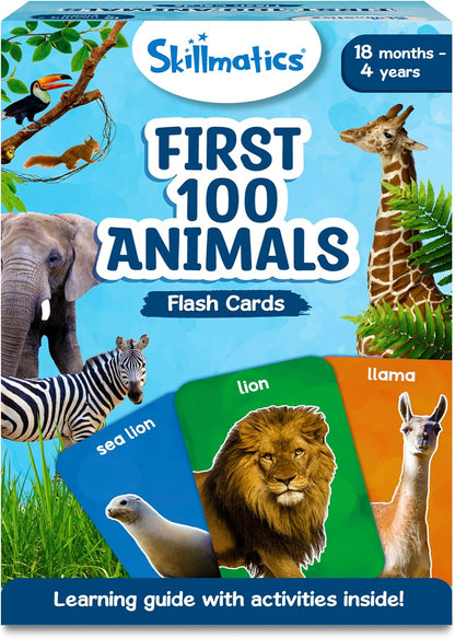 Skillmatics Thick Flash Cards for Toddlers - Letters, Numbers, Shapes & Colors, Montessori Toys, Preschool Learning Activities, Learning Aids, Gifts for Kids Ages 1, 2, 3, 4 Years