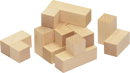 Natural Soma Cube - Made in USA