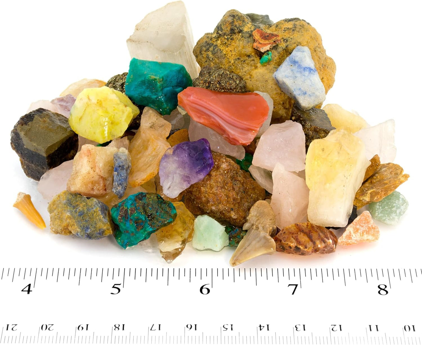 Boone's Mill Gemstone Paydirt | 5 Pounds | Gem Mining Rough Stone Mix | Rock Fossil ID Guide