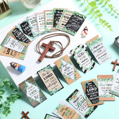 Blosssound 60 Pcs Inspirational Christian Magnets with Bible Verses Religious Refrigerator Magnet Motivational Quotes Fridge Scripture Positive Gifts for Home Office School Locker Decor(Scenery)