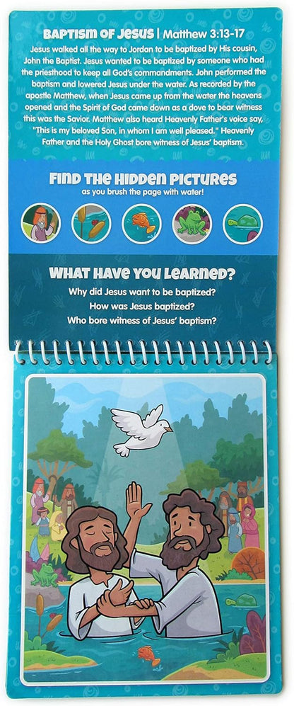 Water Reveal Coloring Scripture Book for Kids Ages 3+. New Testament Bible Stories: Preschool, Elementary, Primary, Christian, Religion