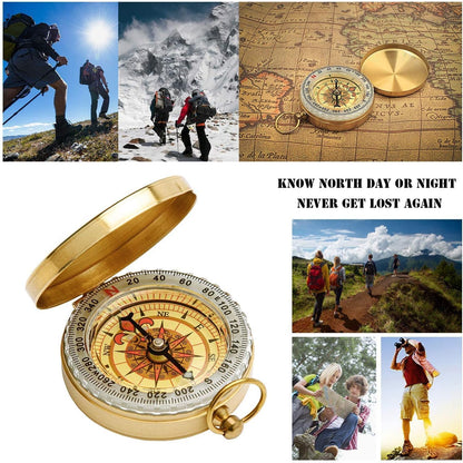Pirate Spyglass Telescope Treasure Map Pocket Compass Kids Toys Set, Handheld Collapsible 25x30 Zoomable Monocular Polyester Fabric Huge Map & Golden Compass Boys Gift for Pirate Lovers