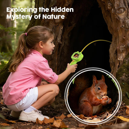 JDZ Kids Borescope Toy with Light, STEM Educational Toy, Birthday Gift for Boys Girls, Outdoor, Nature Exploration, Kids Toy for 4 5 6 7 8 9 10 Years Old