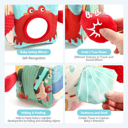 Youuys Baby Tissue Box Toy for Babies 6-12 Months, Montessori Sensory Toys for 1 Year Old Boy, Infant Toy with Crinkle Tissues & Fine Motor, for 6 9 12 18 Months Old Kids 1st Birthday