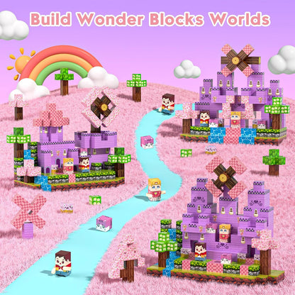 Magnetic Blocks, Magnetic Building Blocks Gryxpox, Magnet Tiles with Adventure World Blocks Toy, Magnetic Blocks For Kids Ages 4-8, STEM Sensory Toys for Ages 3+ Toddlers Kids Girl Boys Birthday Gifts
