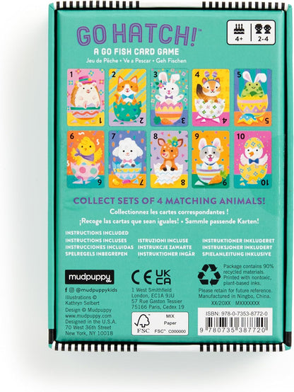 Mudpuppy Wild Unicorn! – Unicorn Version of Classic Kids Crazy 8's Card Game with Cute Illustrations of Unicorns for Children Ages 4 and Up, 2-4 Players