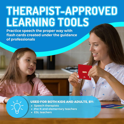 299 Vocabulary Builder Flash Cards, Educational Photo Cards for Home, Speech Therapy Materials, ESL Teaching Materials Includes Emotions, Matching Go Togethers, Nouns, Opposites, Prepositions, Verbs