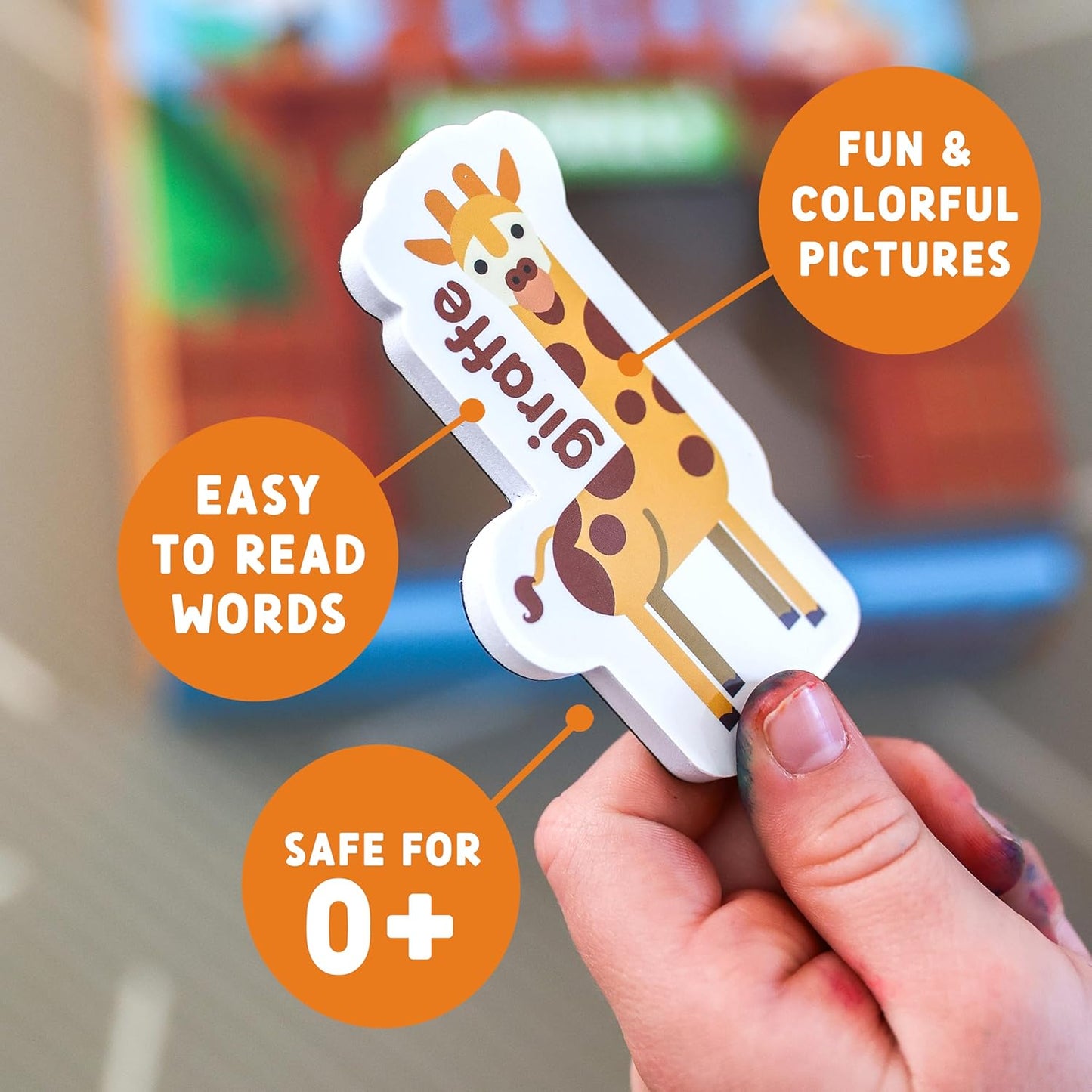 Curious Columbus Vehicles Fridge Magnets for Toddlers 1-3 Year Olds| Large Foam Refrigerator Magnets for Kids Baby and 3-5 Years Old | Magnetic ABC Learning | Educational Toys Babies to Preschool