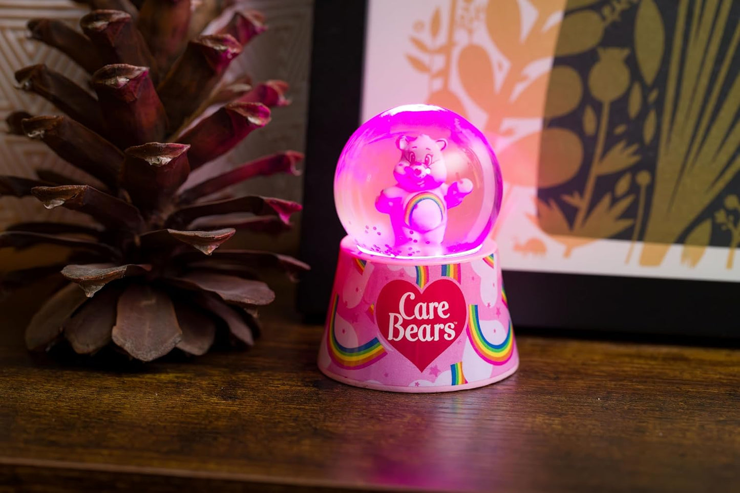 Silver Buffalo Disney Mickey and Friends Mini Light Up Snow Globe│Minnie Mouse│3.8 Inches Tall, 45mm (Small)