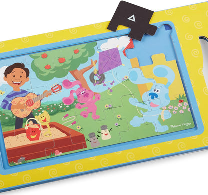 Melissa & Doug Blue's Clues & You! Take-Along Magnetic Jigsaw Puzzles (2 15-Piece Puzzles)