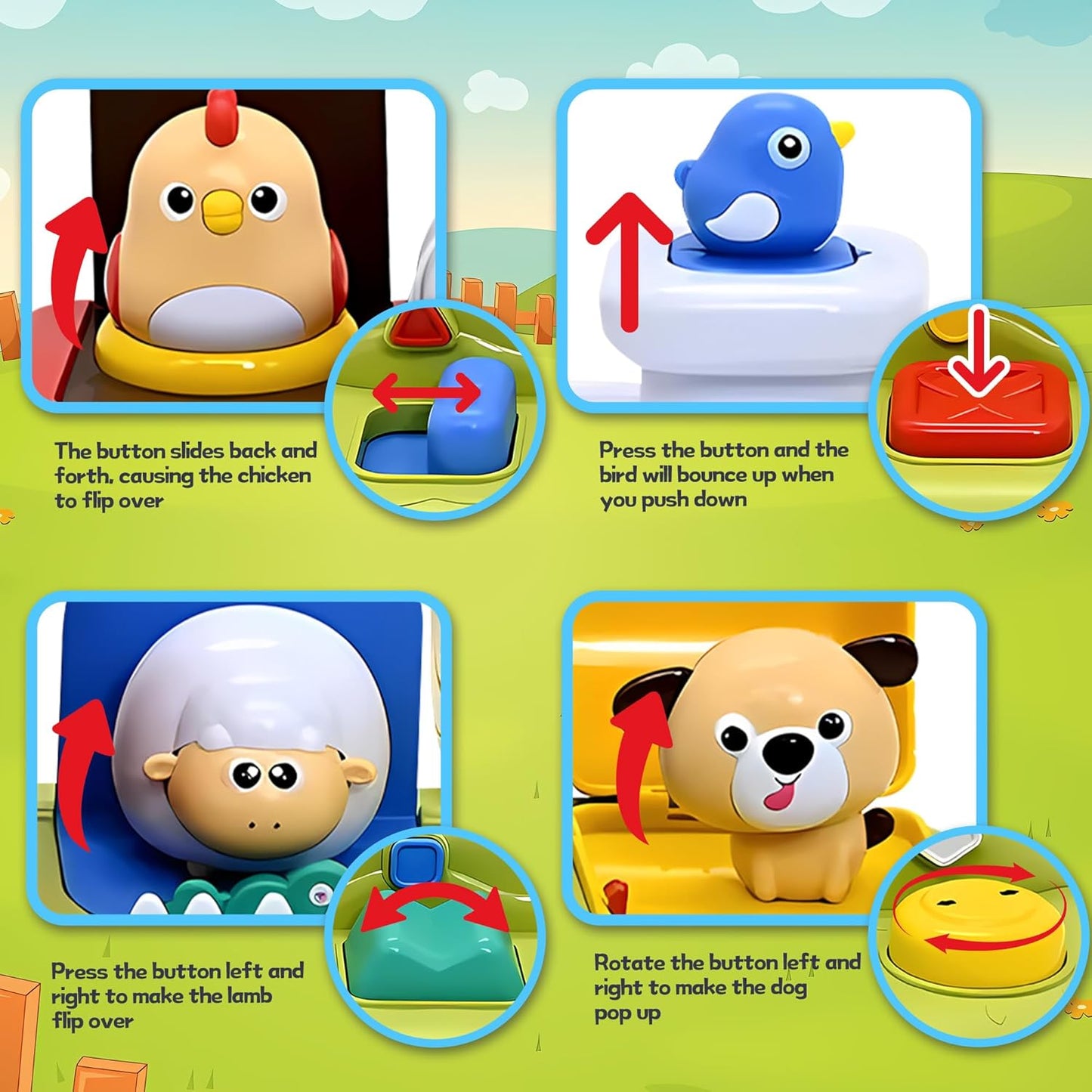 Montessori Busy Board Sensory Toys for Toddlers 1-3, Activity Music & LED Light Up Montessori Toys for 2+ Year Old, Travel Toys for 2 Year Old Boys & Girls, 2025