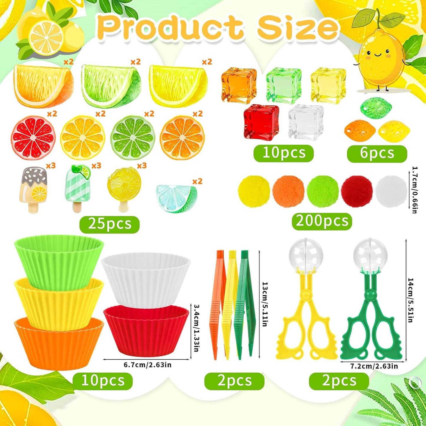 307 Pcs St. Patrick's Day Sensory Bin Filler Shamrock Fine Motor Sensory Bin Items Includes Pom Poms Irish Shamrock St. Patrick's Hat Resin Animals for Counting Sorting Training