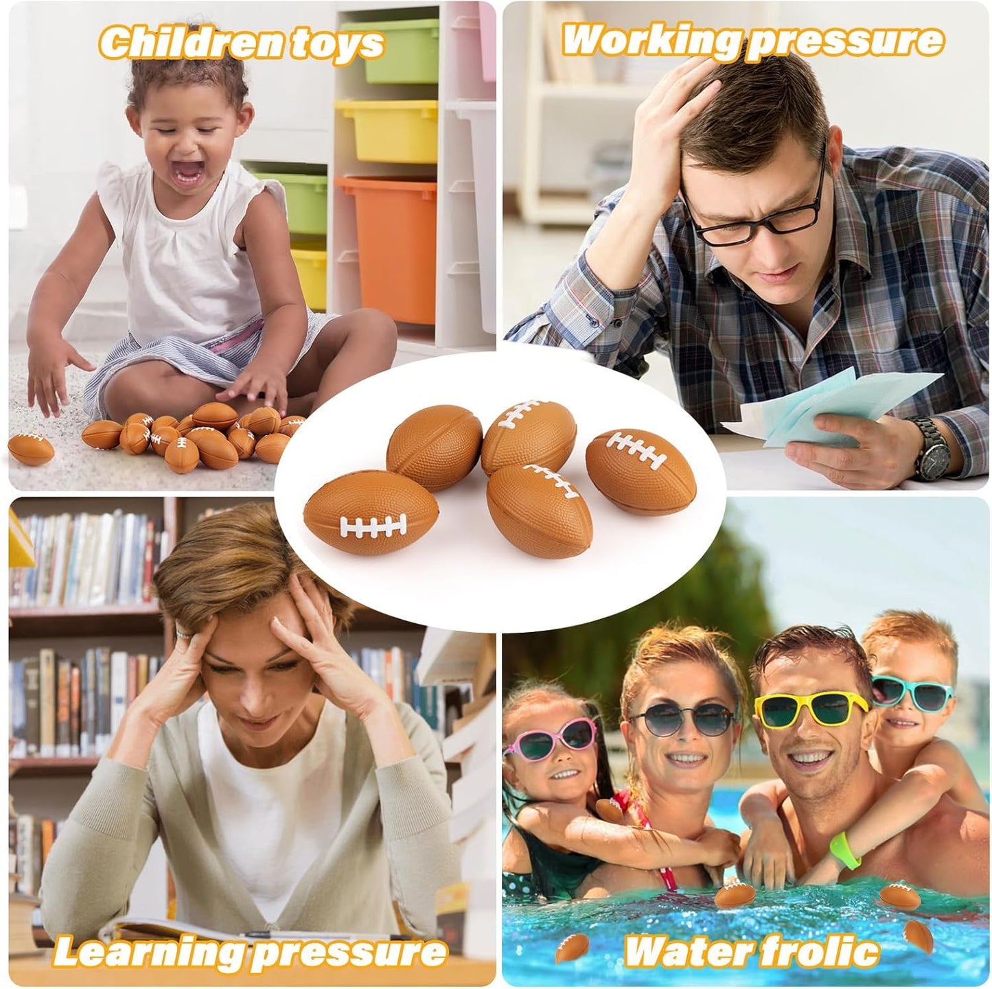 Hooqict Globe Stress Balls 25 Pack Mini Earth Ball Globe Party Favors Small Foam Squeeze Stress Ball for Kids Adults Stress Relief Toy Party Bag Gift Fillers Birthday Favors Classroom Prize