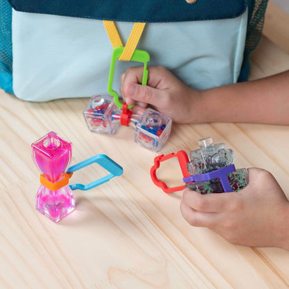 Goliath Fidget Blox 3 Pack with Backpack Clip (Amazon Exclusive) | Sound, Touch, Vision Sensory Fidget Toys | from The Makers of Jelly Blox | Safe & Reliable | Ages 5+