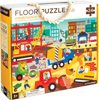 Petit Collage Floor Puzzle, Secret Garden, 24-Pieces – Large Puzzle for Kids, Completed Garden Puzzle Measures 18” x 24” – Makes a Great Gift Idea for Ages 3+
