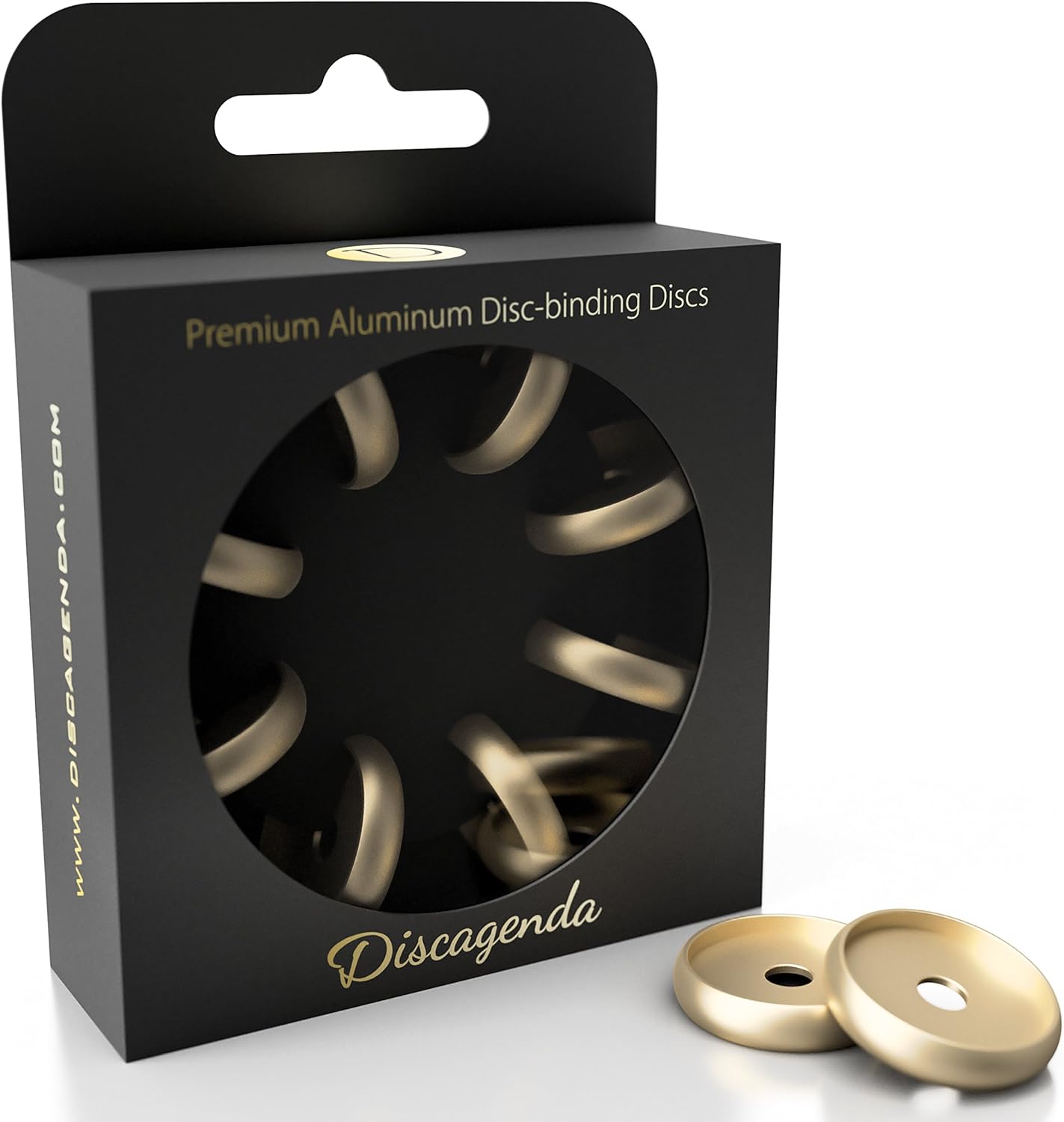 Discagenda Discbound Discs (Gold, 9 Piece 1.65in)