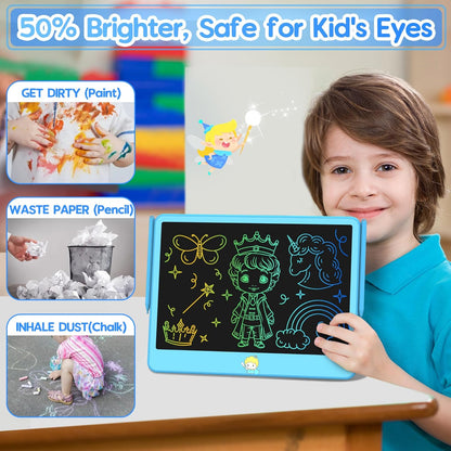 Hockvill LCD Writing Tablet for Kids, 16Inch Toys for Girls Boys Drawing Pad for 3 4 5 6 7 Year Old Kid, Toddler Doodle Board Christmas Birthday Gift for Kids，Erase Lock Writing Board