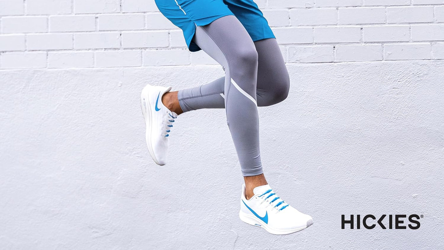 HICKIES No Tie Shoelaces – Elastic, Waterproof, Unisex Shoelaces for Adults, One Size Fits All for Sneakers & Running Shoes