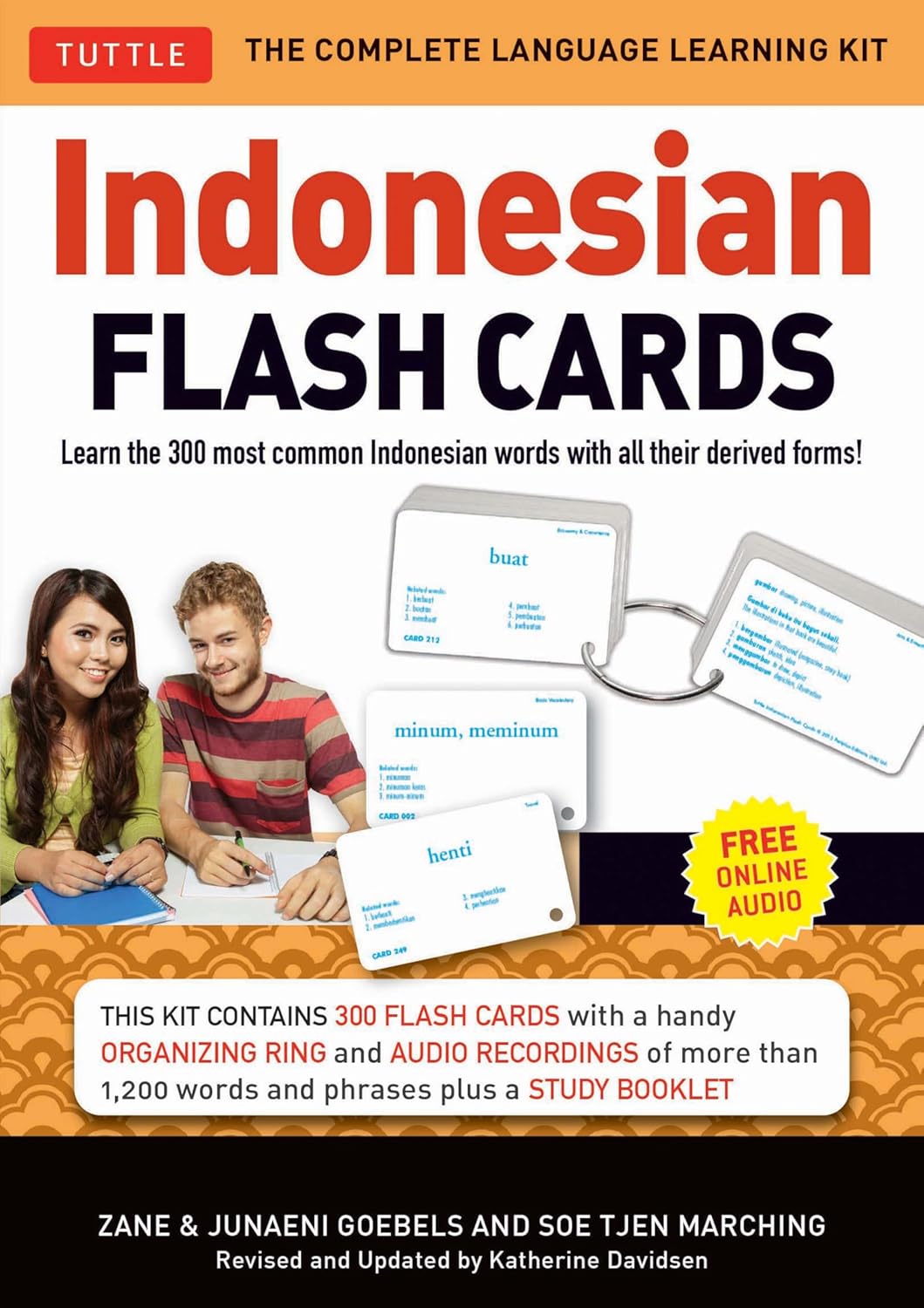 Indonesian Flash Cards: Learn the 300 most common Indonesian words with all their derived forms (Audio Included) (Tuttle Flash Cards)