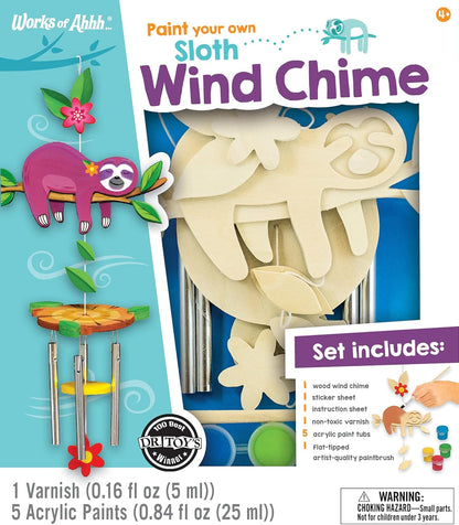 Works of Ahhh... Craft Set - Solar System Mobile Classic Wood Paint Kit
