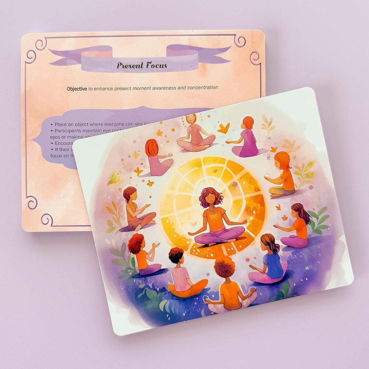 QUOKKA Affirmation Cards for Kids - Anxiety Relief Items Meditation Cards for Mental Health - Calming Self Care for Women - Perfect Mindfulness Gift for Children Teens