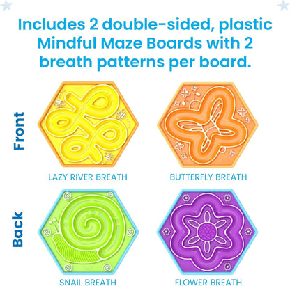 hand2mind Mindful Maze Garden Pack, Tactile Sensory Toys for Toddlers, Calm Down Corner Supplies, Mindfulness for Kids, Occupational Therapy Toys, Quiet Fidgets for Classroom, for Kids