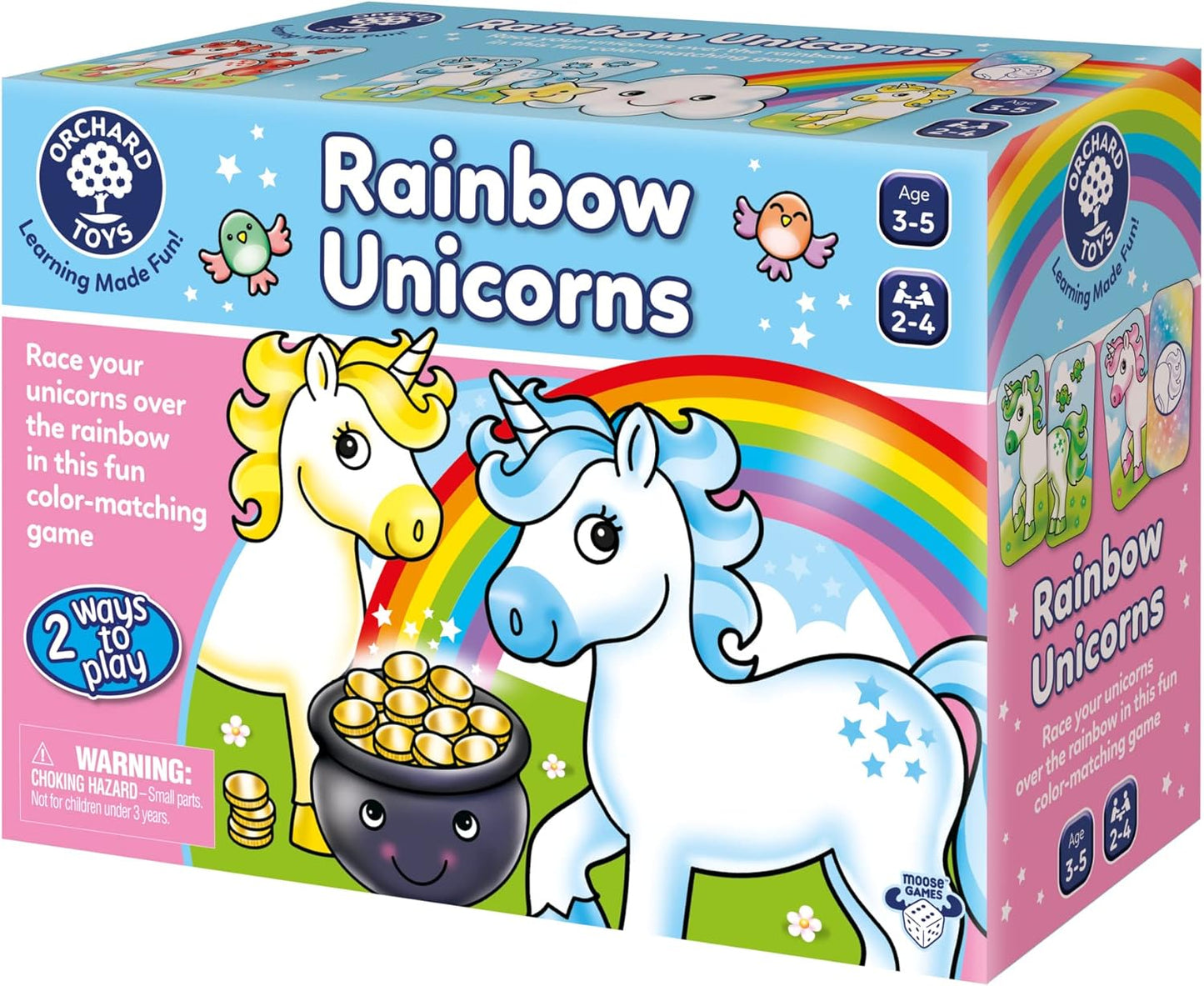 ORCHARD TOYS Moose Smelly Socks Game. Find Matching Pairs of Socks for Your Monsters! for Ages 3-6 and 2-4 Players